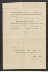 Nachlass Franz Steindachner, Abschrift von Jos. Janasch an M. Breitenstein (24.10.1899), Inv.Nr. 56.03, Seite 2